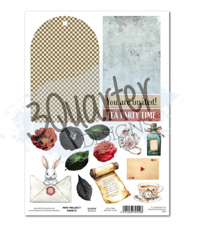3Quarter Design - Mini Project Sheet Red Queen