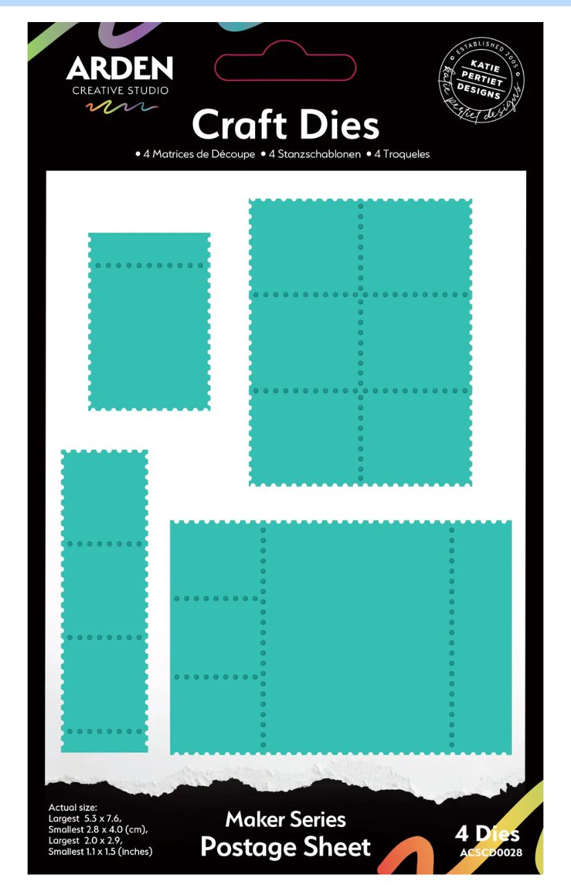 Arden Creative Studio - Postage Sheet Craft Die Set Makers Series