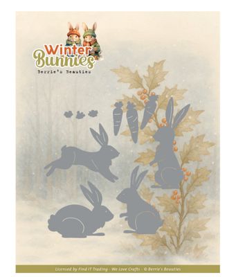 Find It Trading - Berries Beauties Winter Bunnies Bunnies Die