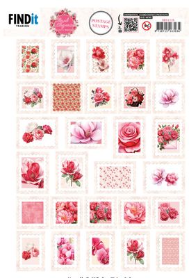 Find It Trading - Berries Beauties Floral Elegance Pushout Postage Stamps