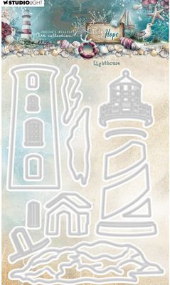 SL JMA - Tide Of Hope Light House Cutting Die 18pcs