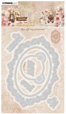 SL - Teddy's Tea Time Bear Gift Bag Accessories Cutting Die 7pcs