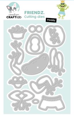 SL Friendz - Freddy The Frog Cutting Die 22pcs
