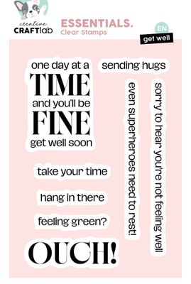 SL Essentials - Get Well Clear Stamp 8pcs