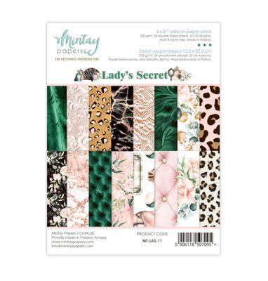 Mintay - Lady's Secret 6x8 Add - On Paper Pad