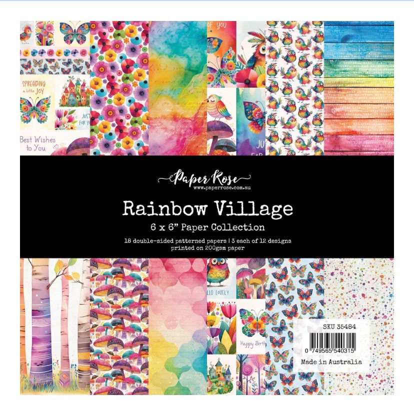 Paper Rose - Rainbow Village 6x6 Paper Collection