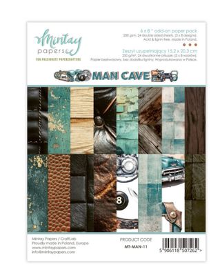 Mintay - Man Cave 6x8 Add - On Paper Pad