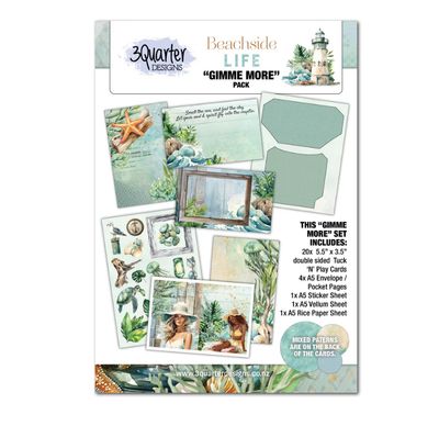 3Quarter Designs - Beachside Life Gimme More Pack 3Quarter Designs - Beachside Life Gimme More Pack