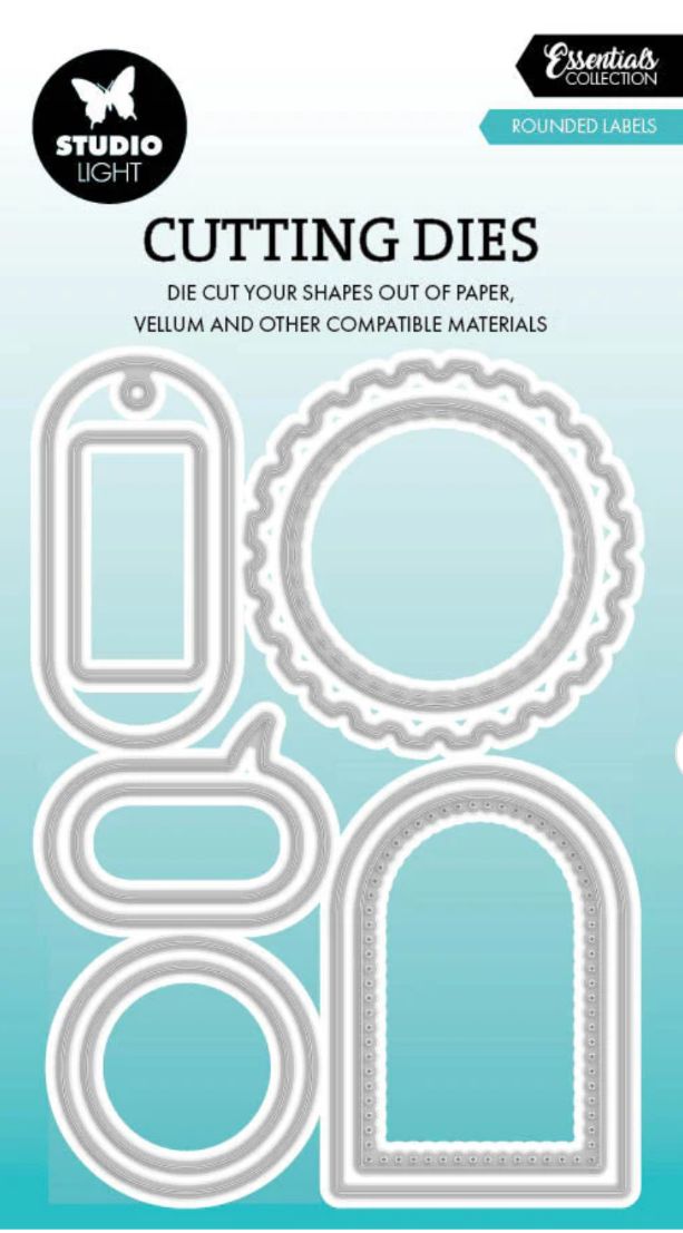 SL Essentials - Rounded Labels Cutting Die 10 Pcs
