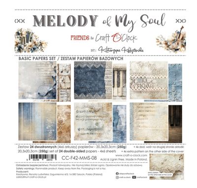 CCL - Melody Of My Soul 8x8 Basics Paper Pad