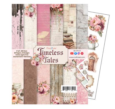 Craftreat Paper Pad - 6x8 Timeless Tales