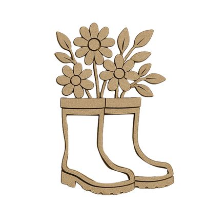 CrafTreat 3D Shaker Chipboard - Boots