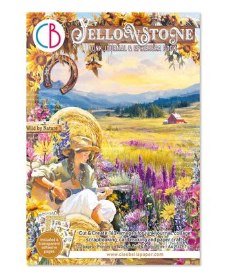 Ciao Bella - Yellowstone A4 Junk Journal &amp; Ephemera Book 32/pkg