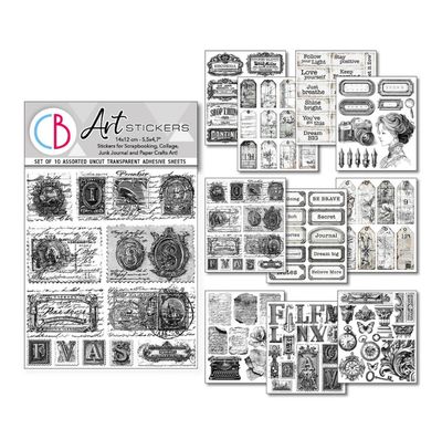 Ciao Bella - Sticker Set Lithographs 10/pkg