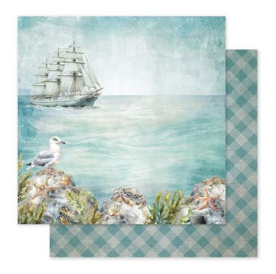 Paper Rose - Seaside Memories B 12x12 Single Sheet Paper