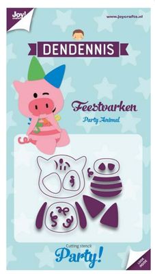 Joy! Crafts Die - Dendennis Party - Pig Party