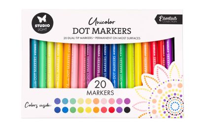 SL - Dot Markers Unicolour 20pcs