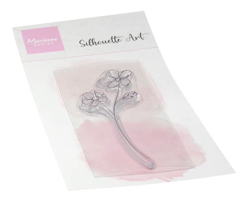 Marianne Designs Clear Stamp - Silhoutte Art - Violet