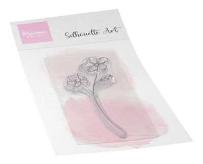 Marianne Designs Clear Stamp - Silhoutte Art - Violet