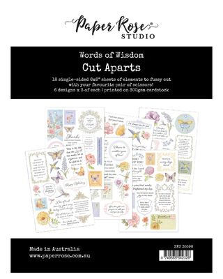 Paper Rose Studio - Words Of Wisdom Cut Aparts