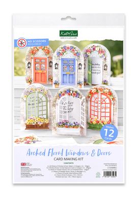 Katy Sue - Arched Floral Windows Card Making Kit