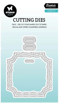 SL Essentials - Torn Edge Tag Square Die 5pcs