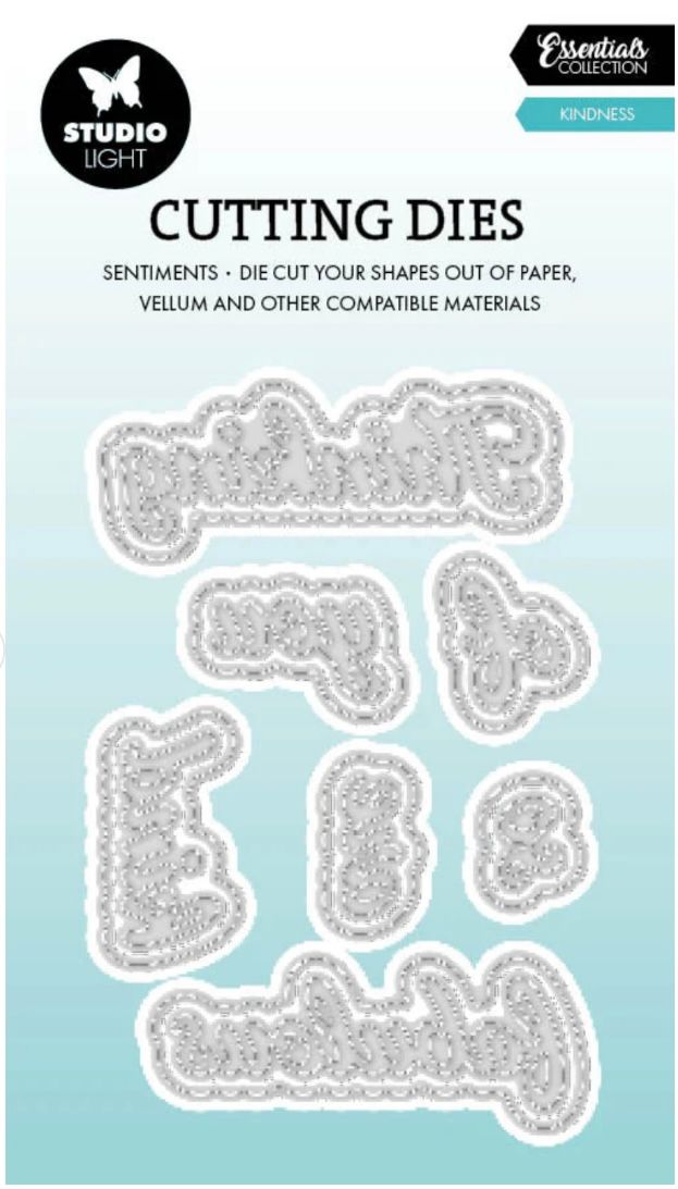 SL Essentials - Kindness Sentiments Cutting Die 14pcs