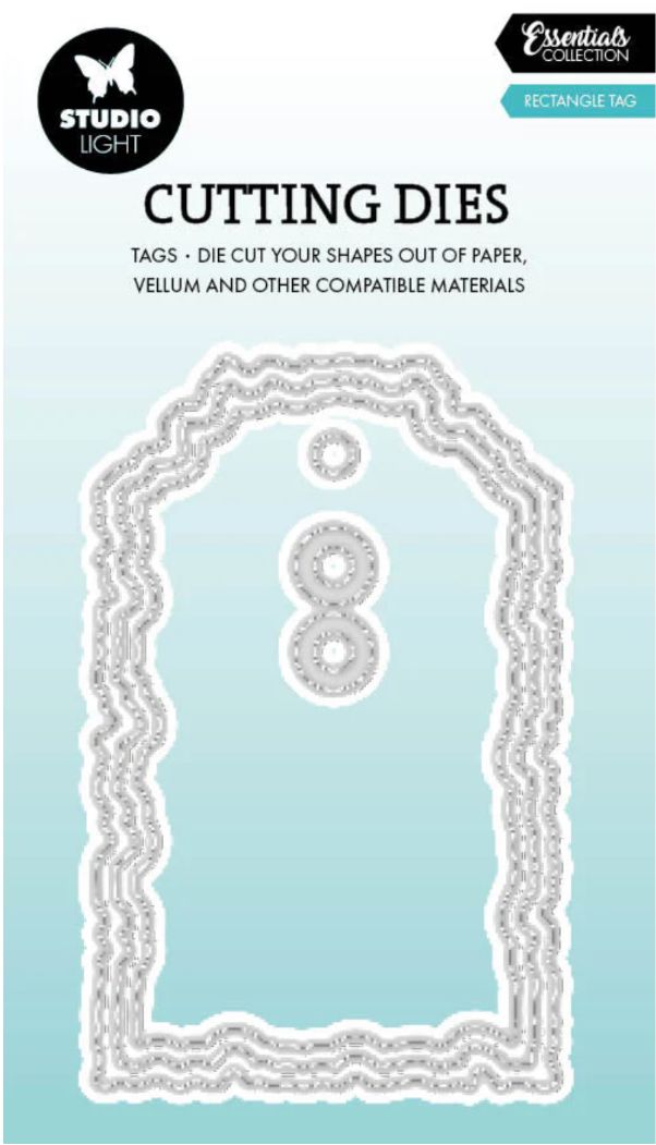 SL Essentials - Torn Edge Tag Rectangle Die 5pcs