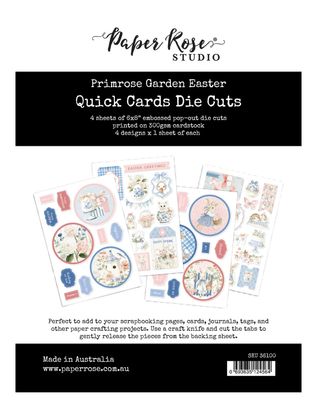 Paper Rose - Primrose Garden Easter 6x8 Quick Card Die Cuts