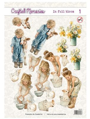 Creatief Art - In Full Bloom 3D Die Cut Sheet 1
