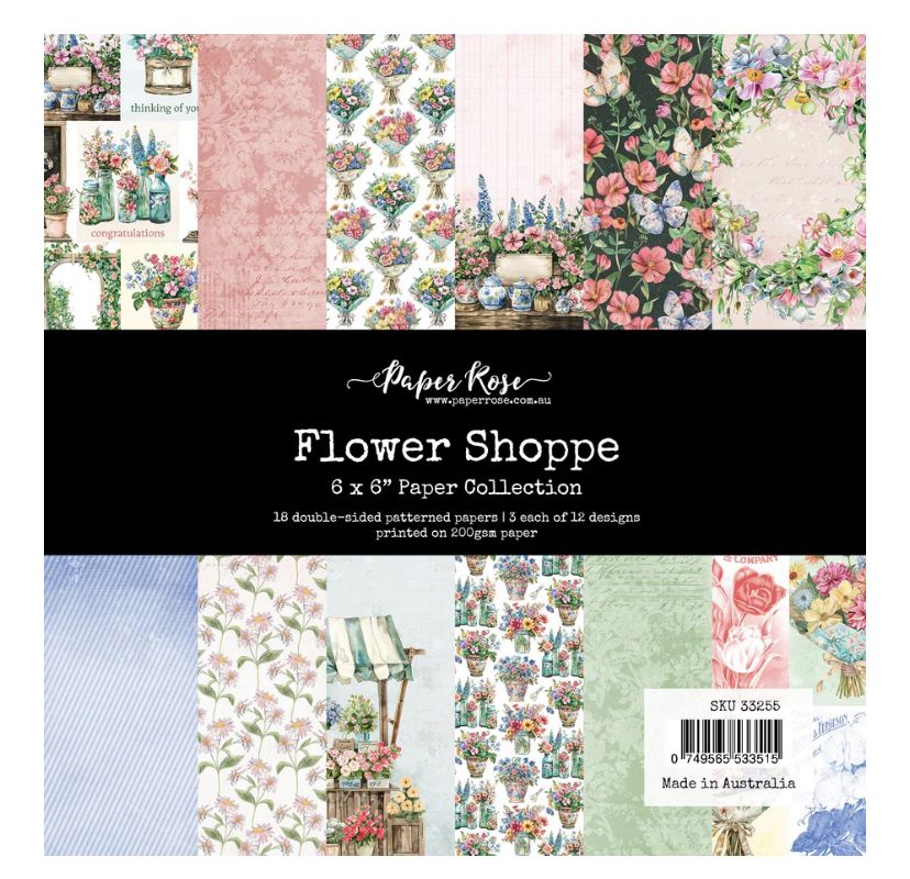 Paper Rose - Flower Shoppe 6x6 Paper Collection