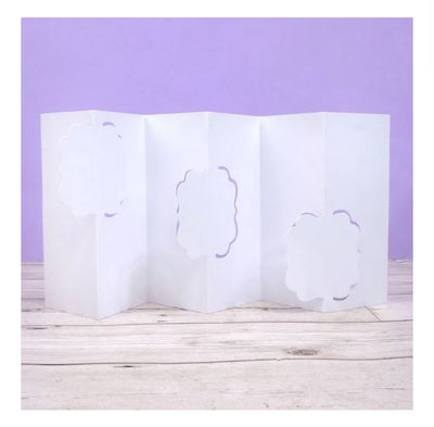 Hunkydory Crafts - Luxury Shaped Cards/Envelopes, Ornate Triple Swing Card