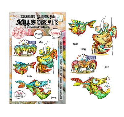 AALL&amp;CREATE - Crabsolutely Not A6 Stamp Set