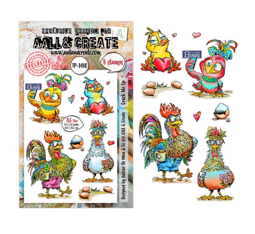 AALL&amp;CREATE - Crack Me Up  A6 Stamp Set