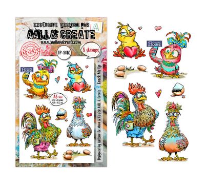 AALL&amp;CREATE - Crack Me Up  A6 Stamp Set