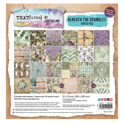 Arden Creative TEXT{ures} - Beneath The Brambles 12x12 Paper Pad