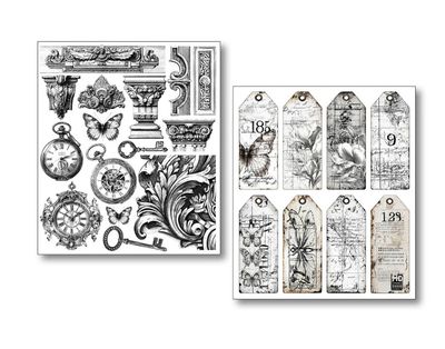 Ciao Bella - Sticker Set Lithographs 10/pkg