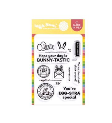 Postage Collage Egg Hunt Stamp Set