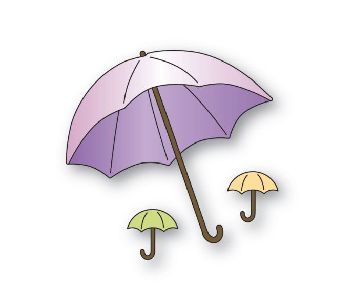 Memory Box - Umbrella Trio Die 3pcs
