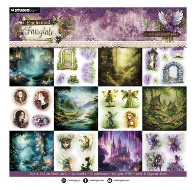 SL - Enchanted Fairytale Collage Paper Pad 24 Sheets