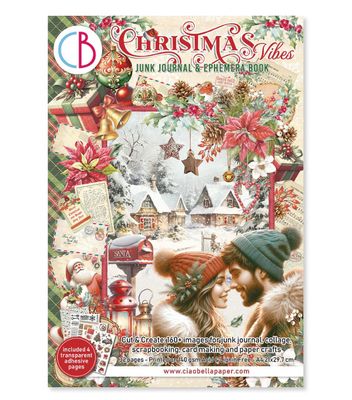Ciao Bella - Christmas Vibes Junk Journal/ Ephemera Book 32pgs