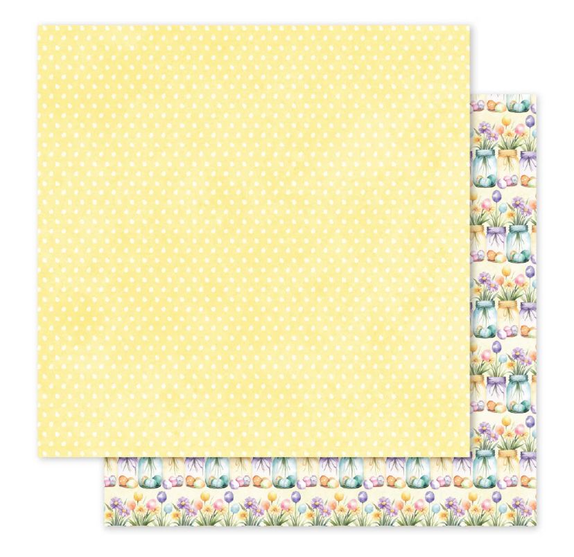 Paper Rose Studio - Hop Into Spring Basics B 12x12 Single Sheet