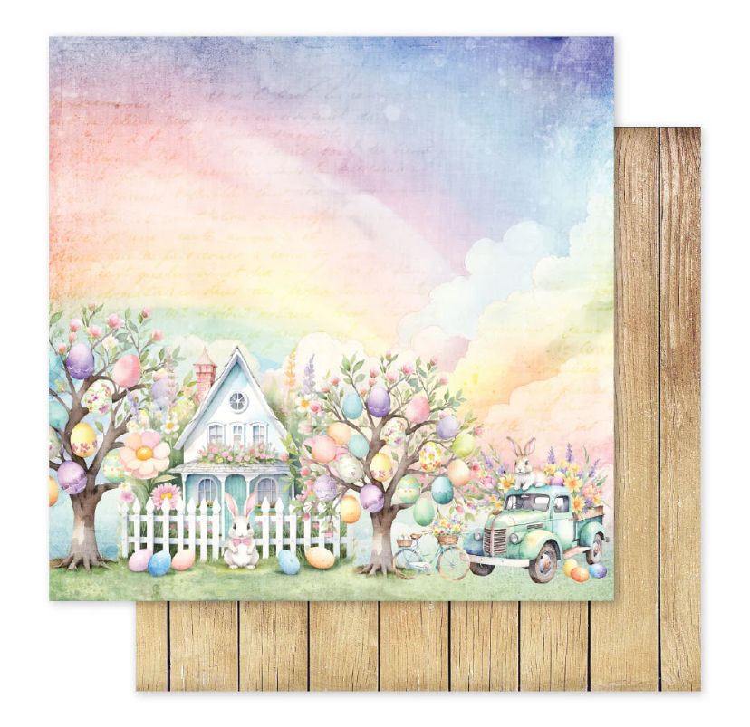 Paper Rose Studio - Hop Into Spring B 12x12 Single Sheet