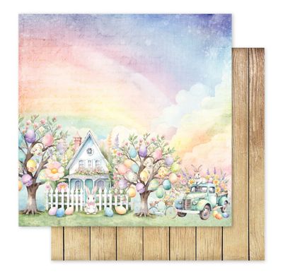 Paper Rose Studio - Hop Into Spring B 12x12 Single Sheet