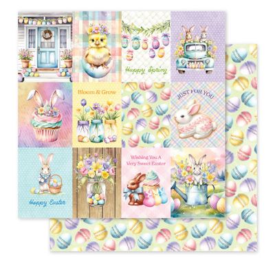 Paper Rose Studio - Hop Into Spring C 12x12 Single Sheet