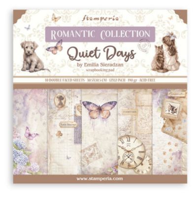 Stamperia - Quiet Days 8x8 Paper Pad