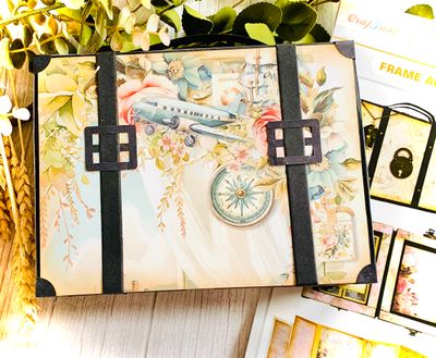 Bon Voyage Travel Album Black Base