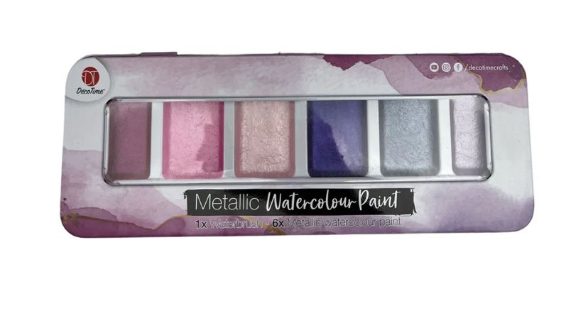 Deco Time - Orchid Bloom Water Colour Paint