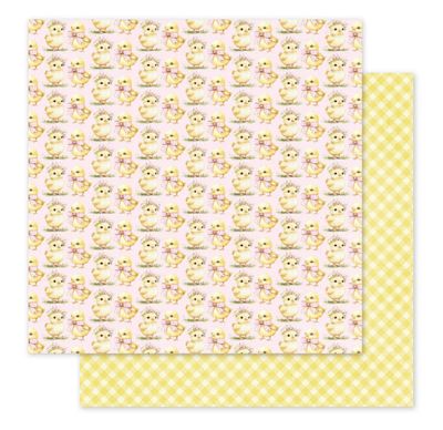 Paper Rose - Bunny Hollow Patterns D 12x12 Single Sheet