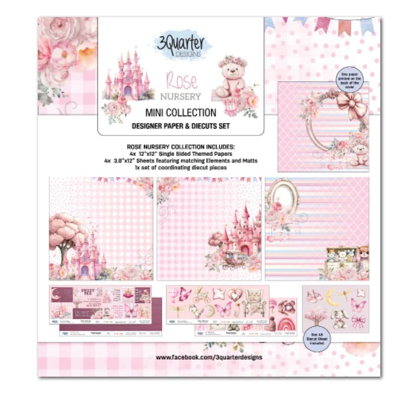 3Quarter Designs - Rose Nursery Mini 12x12 Collection